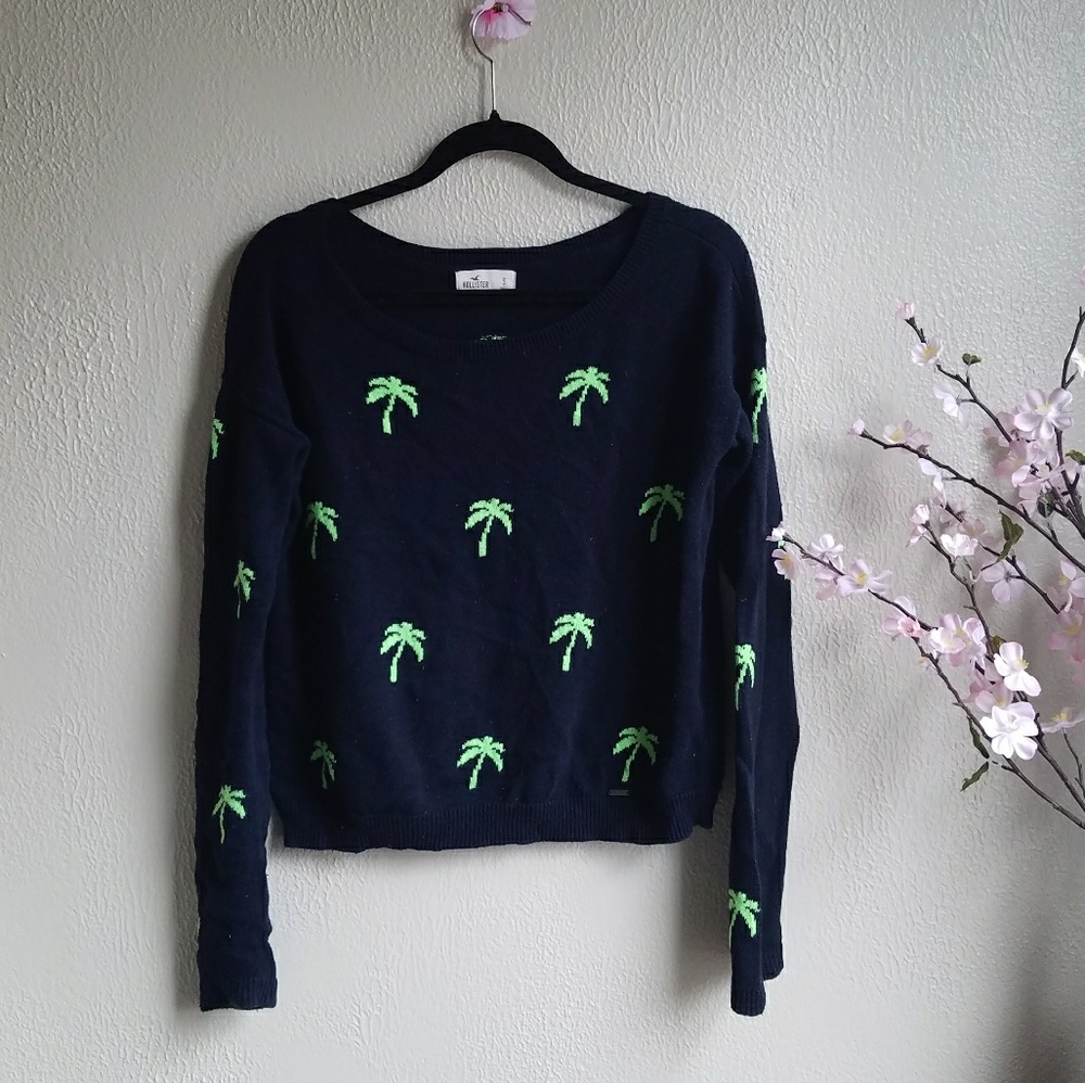 🛍4/15$$ Hollister Palm Tree Sweater
